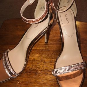 Rose gold heels